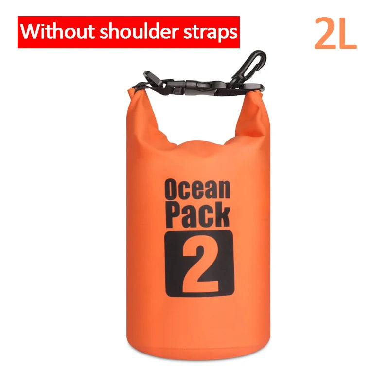 Sac étanche en PVC pour l'extérieur, 5L 10L 20L 30L, rangement pliable pour plongée, pour hommes et femmes, plage, natation, Rafting