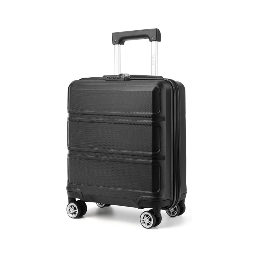 Mallette KONO 45x36x20 cm – Bagage à main cabine, coque rigide ABS, 4 rouleaux, serrure TSA