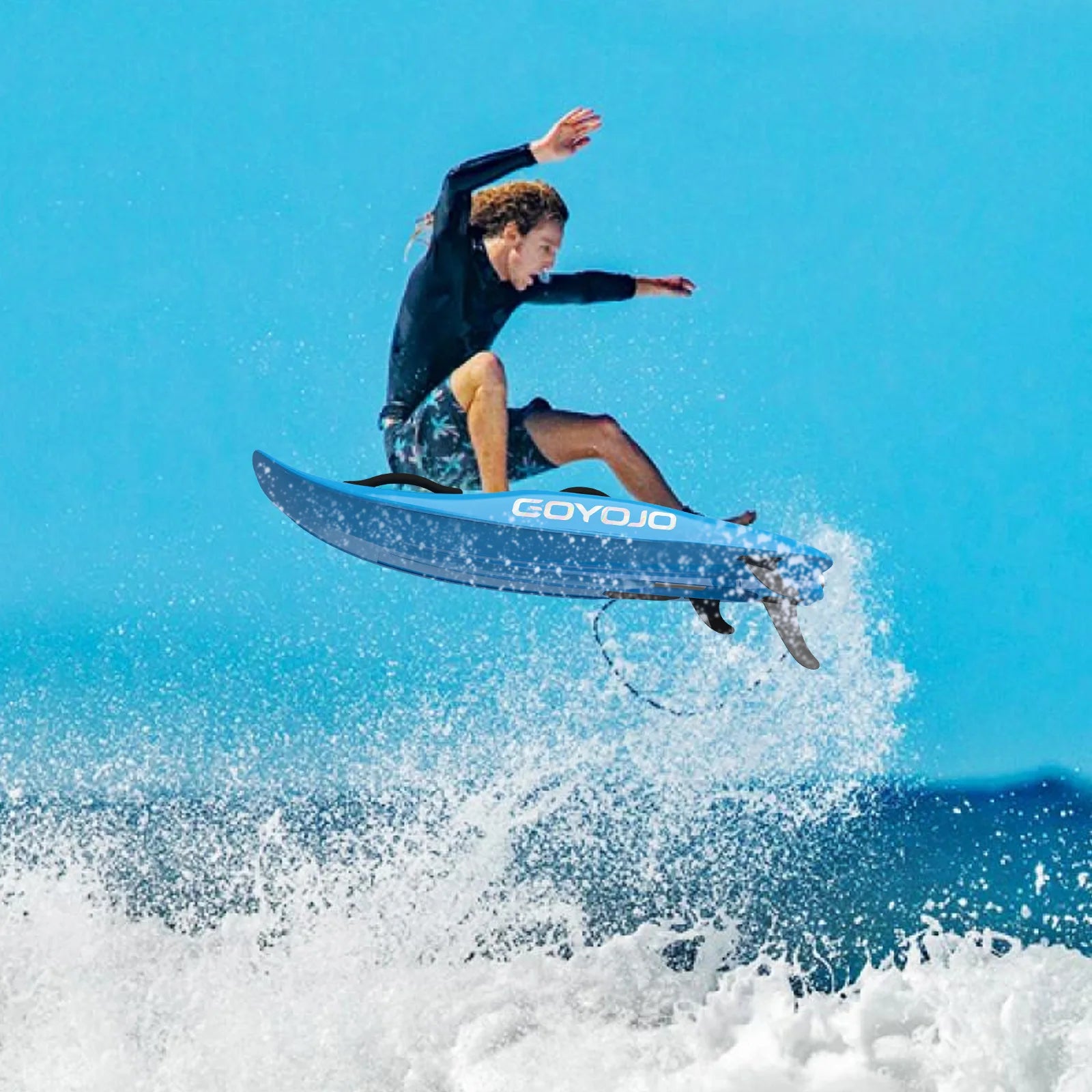 Planche de surf électrique GOYOJO nouvellement améliorée Sports de plein air en bord de mer Surf aquatique 12 kW 50-80 min