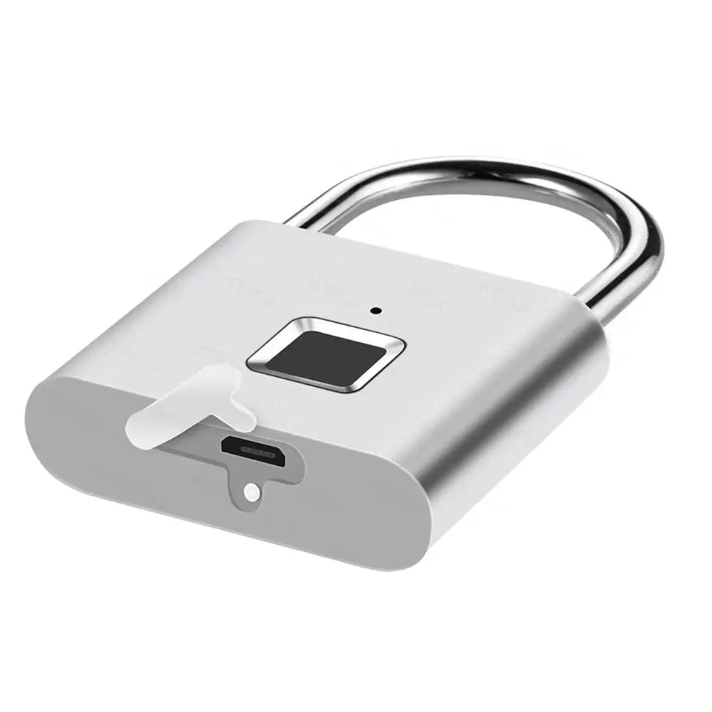 Digital Fingerprint Padlock with USB Charging