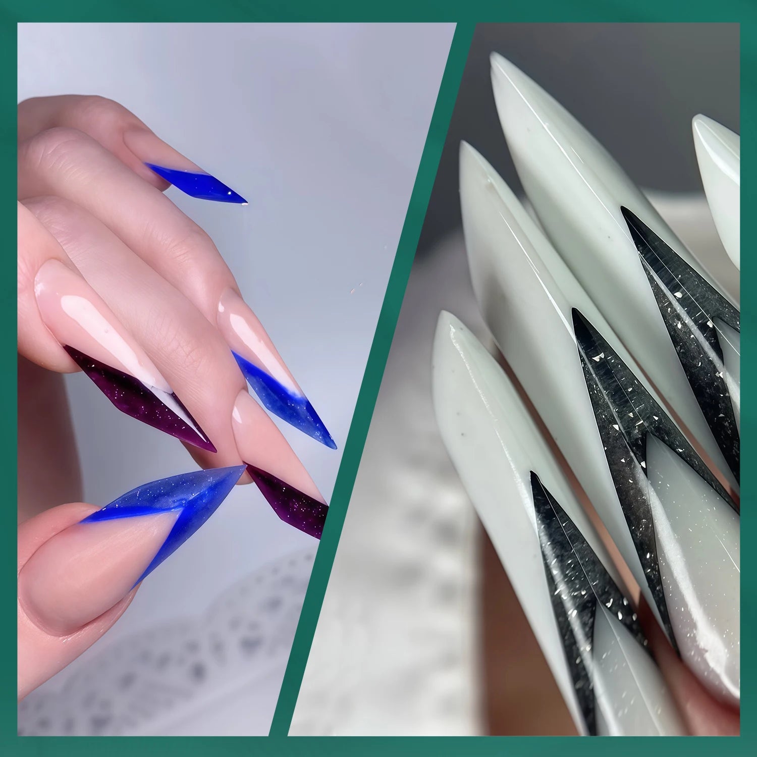 Film d'extension d'ongles, 150 pièces, 15 tailles