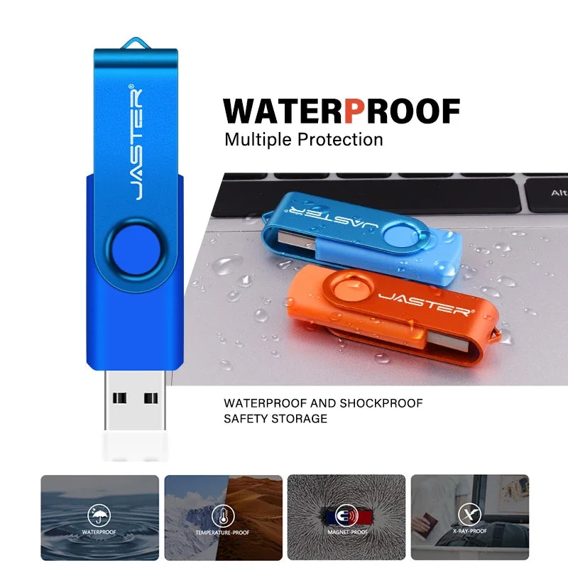 Mini clé USB 3.0 haute vitesse, clé USB rotative, disque U 32 Go, 64 Go, 128 Go