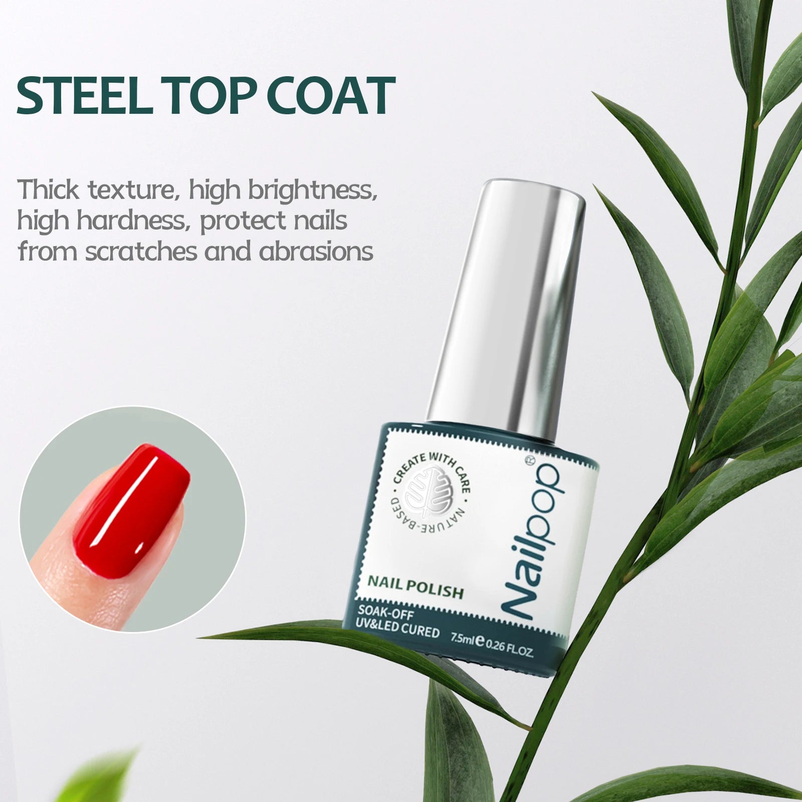 Gel Fonctionnel 7,5ml – Base Transparente 3 en 1 et Top Coat