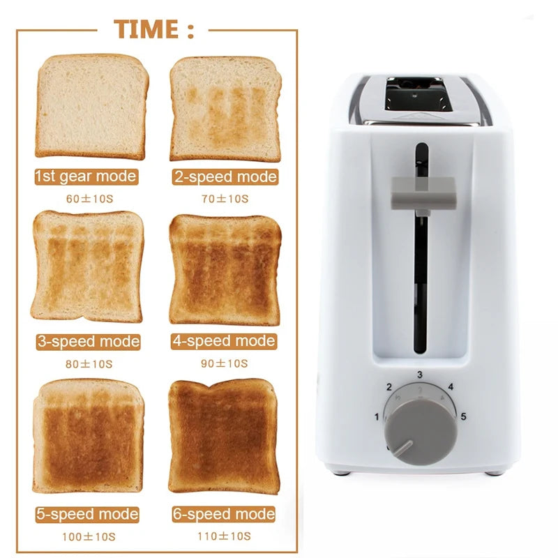 Grille-pain électrique en acier inoxydable 110 V/220 V, machine à petit-déjeuner, grille-pain, 