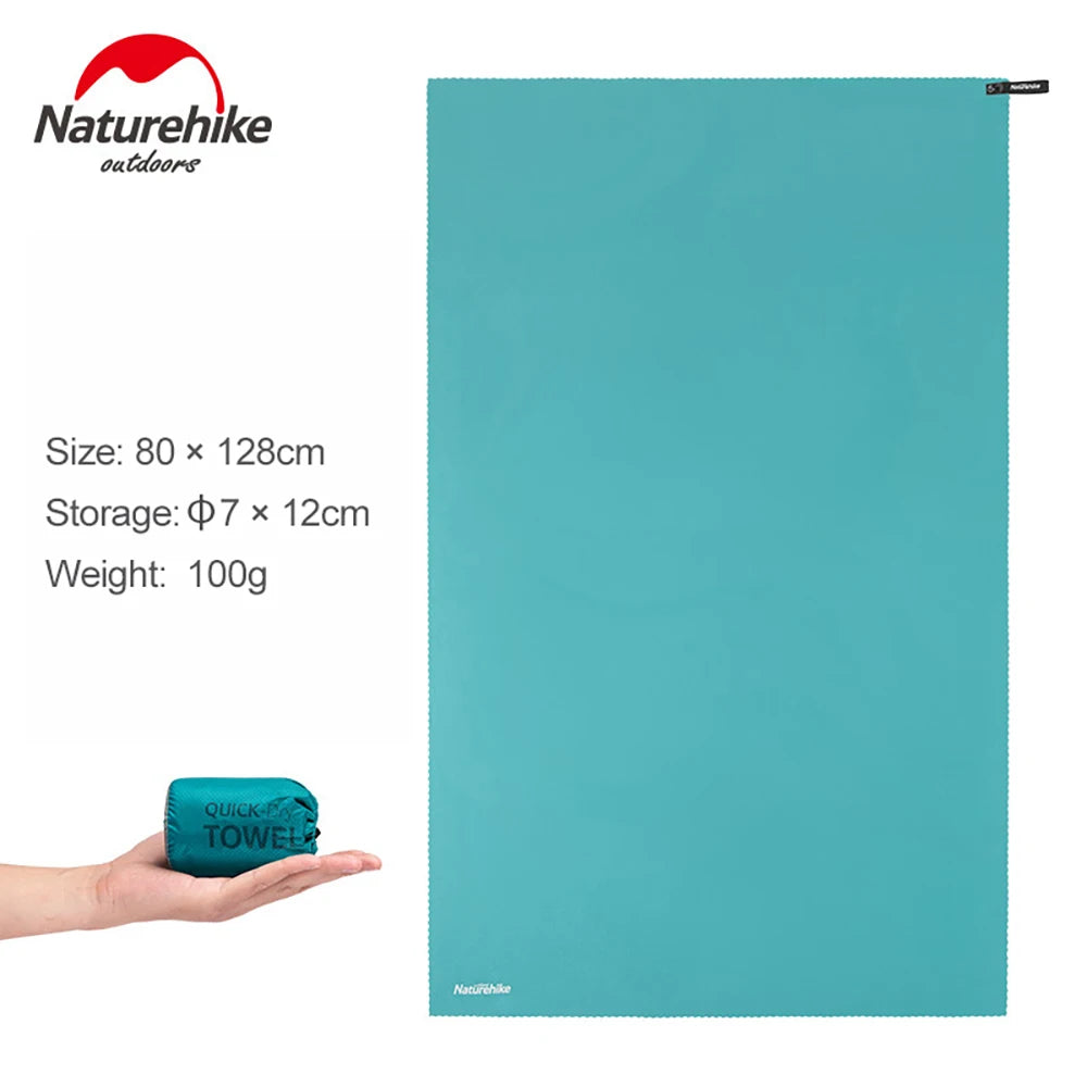 Serviette de bain absorbante à séchage rapide Compact Naturehike, pour randonnée, natation, voyage, serviette de Yoga respirante pour plage et gymnastique