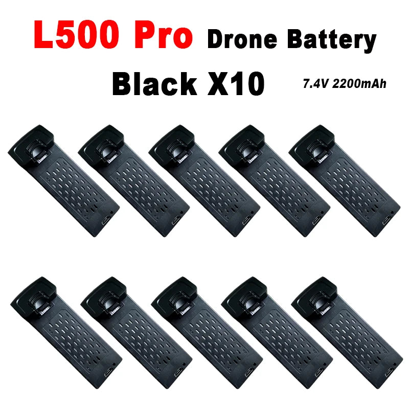Batterie d'origine LYZRC L500 Pro 7.4V 2200mAh pour L500 Pro/Max 4K batterie de Drone professionnelle accessoires pièces