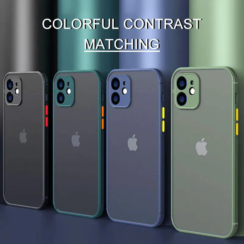 Coque antichoc en Silicone souple, rigide transparent pour iPhone Mini X XR XS 7 8 Plus