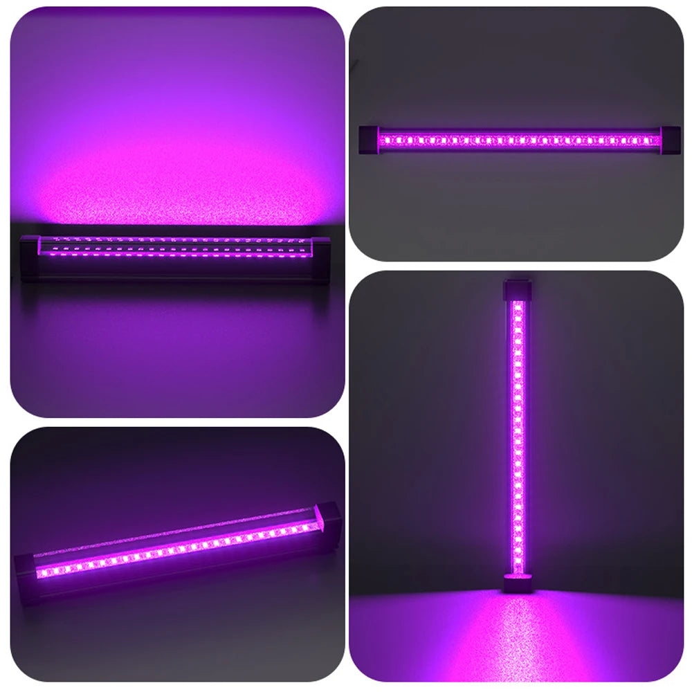 Wiederaufladbare UV-Lampe T5 395NM – 5W UV-LED-Röhre für Partys, Bühnen und Leuchtstoffbeleuchtung