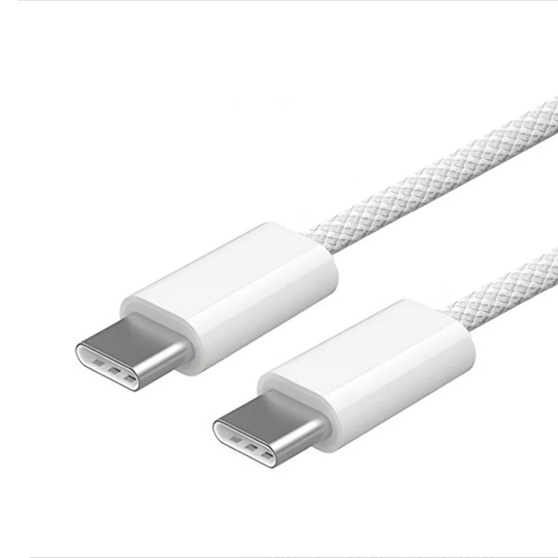 Câble PD 60W USB C vers USB Type C, Charge rapide pour iPhone 15 16 Pro Plus Pro MAX iPad, ligne de données double Type C pour Samsung S22 23