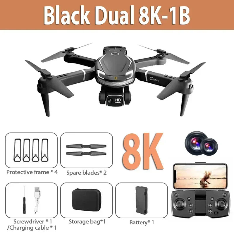 Drone Xiaomi V88 8K 5G GPS professionnel HD photographie aérienne télécommande Drone HD double caméra quadrirotor 4k drone