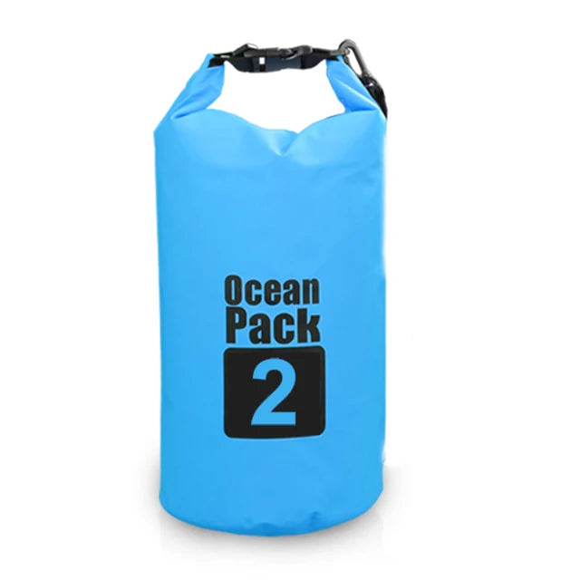 Sac étanche en PVC pour l'extérieur, 5L 10L 20L 30L, rangement pliable pour plongée, pour hommes et femmes, plage, natation, Rafting
