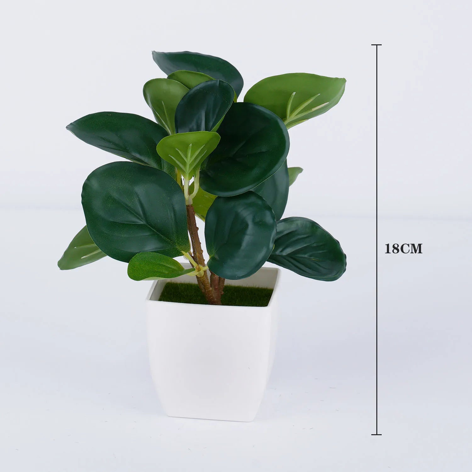 Artificial Plants, Fake Artificial Green Plants, Simulation Potted Bonsai, Tabletop Ornaments for Home and Garden, Indoor/Outdoor