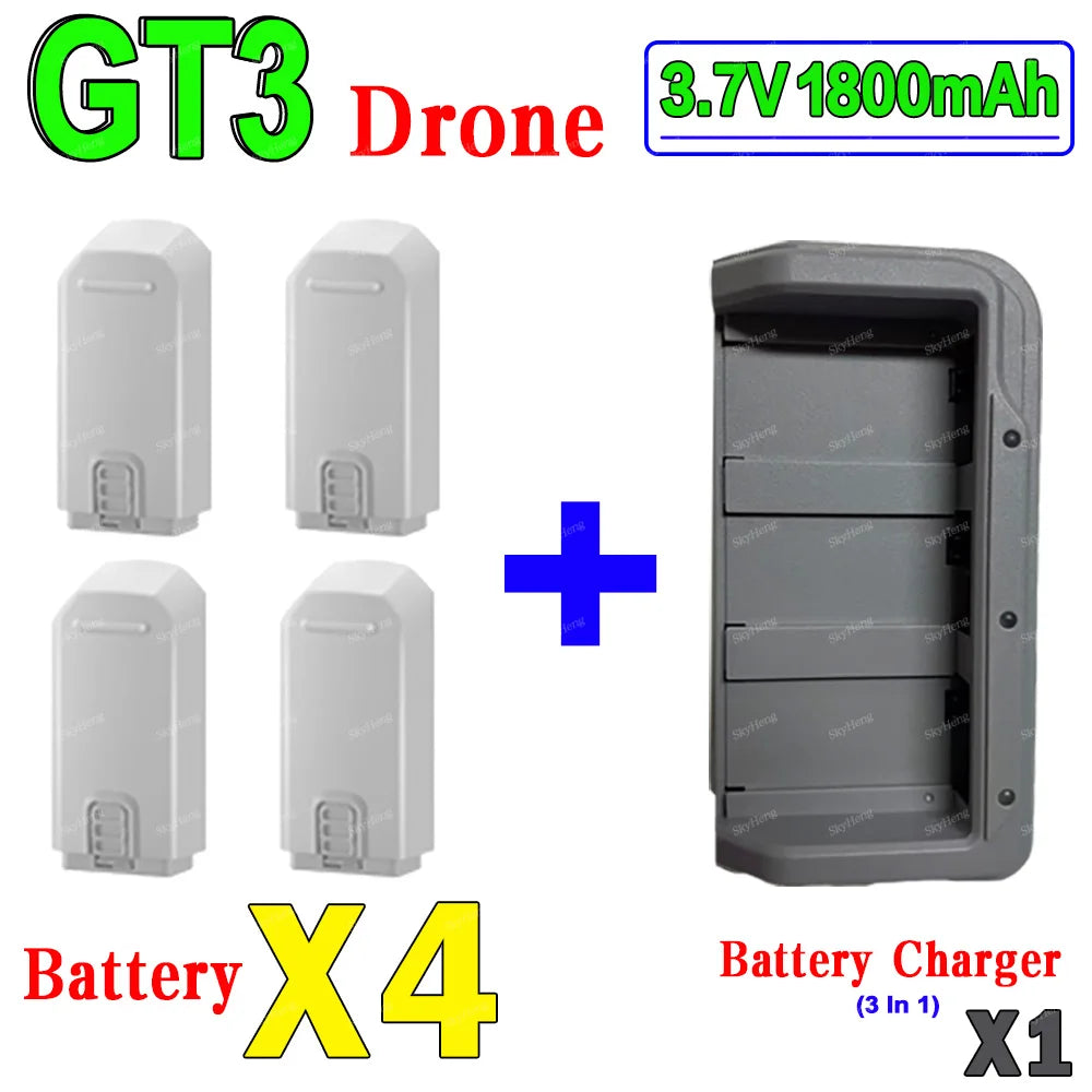 Batterie de Drone d'origine pour LSRC GT3MAX / GT3 Drone 3.7V 1800MAh batterie pour GT3 RC quadrirotor batterie de remplacement pièces d'accessoires