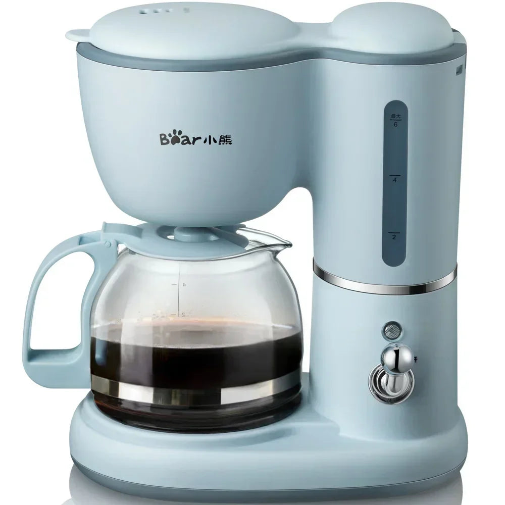 Household automatic drip coffee maker, 600ml, 220V