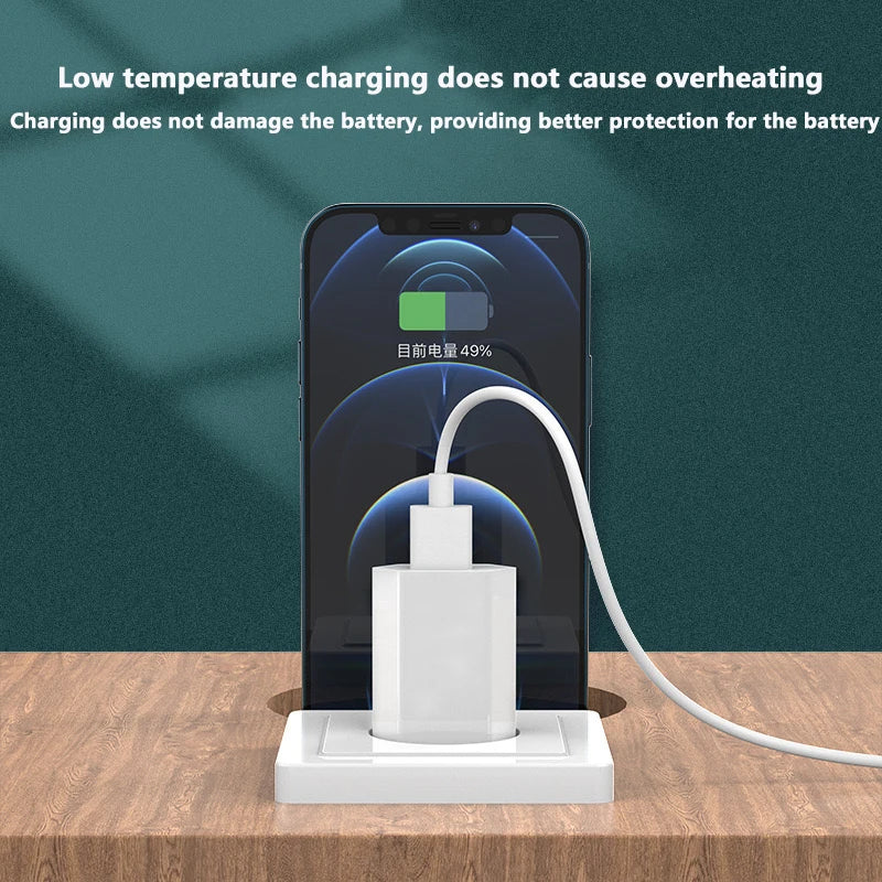 Chargeur Mural USB 5V l'autorisation EU AC pour iPhone 6, 7, 8 Plus, X, XR, 11, 12, 13, 14, 2-5 Pièces