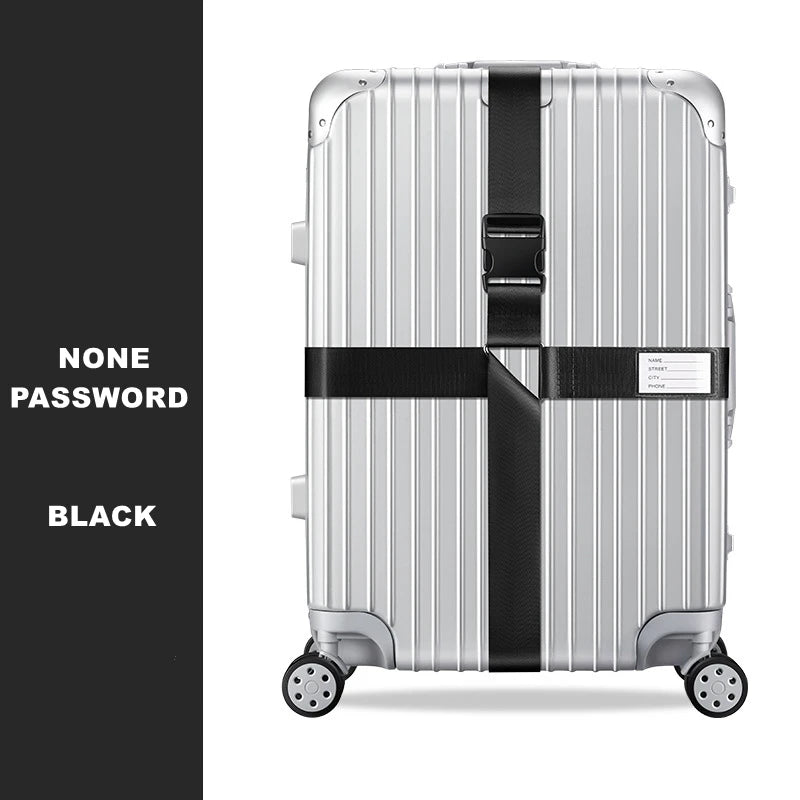 Sangle de bagage antivol, sangle croisée à code, emballage réglable, ceinture de bagage, valise, ceintures de coffre