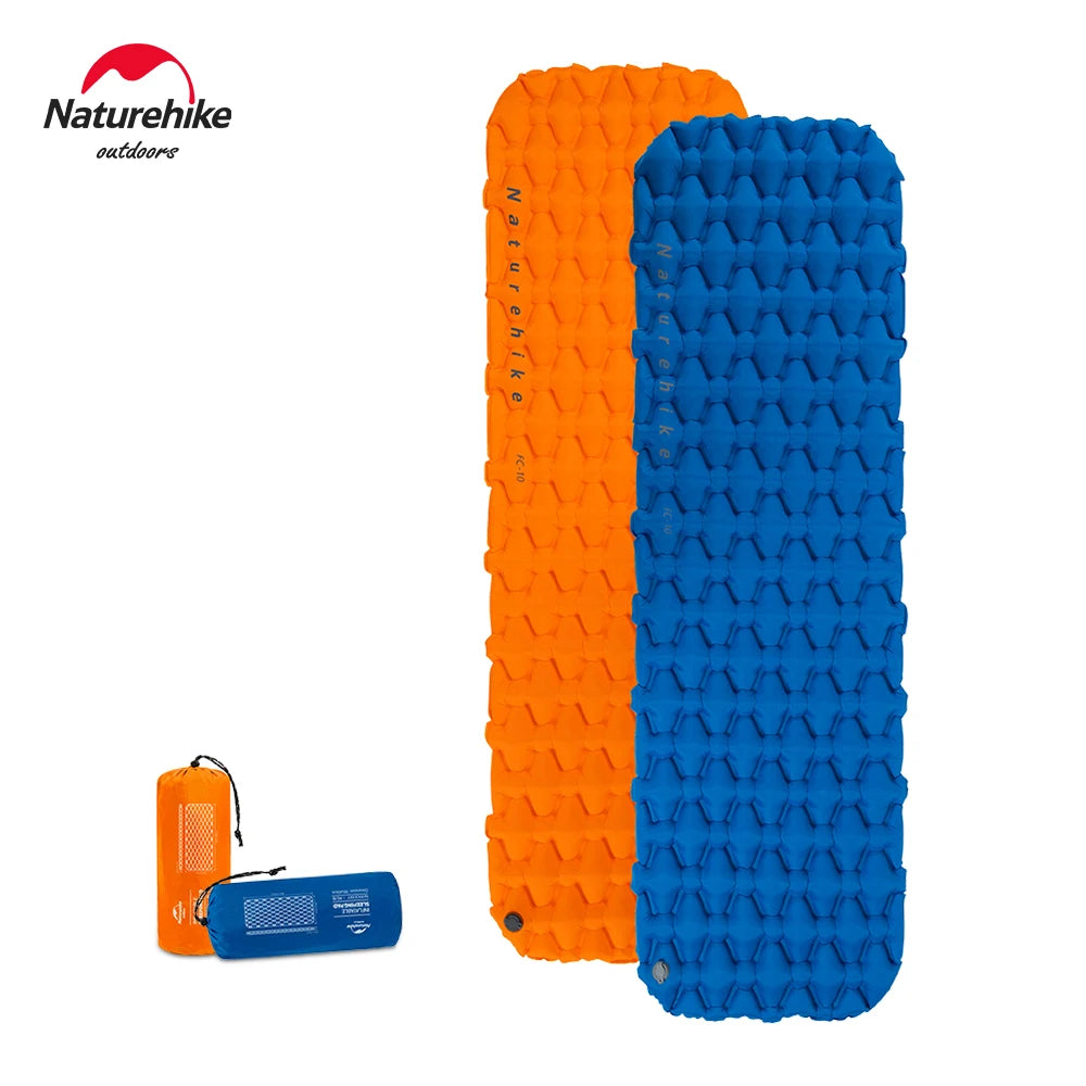 Matelas gonflable ultraléger pour le camping, matelas à air, coussin de couchage extérieur, lit pliant, polymères de couchage pour la randonnée