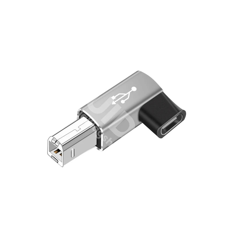 Adaptateur d'imprimante USB 2.0 USB Type C à Type B mâle pour imprimante disque dur Base Machine à fax Scanner USB 2.0 Type C adaptateur d'imprimante