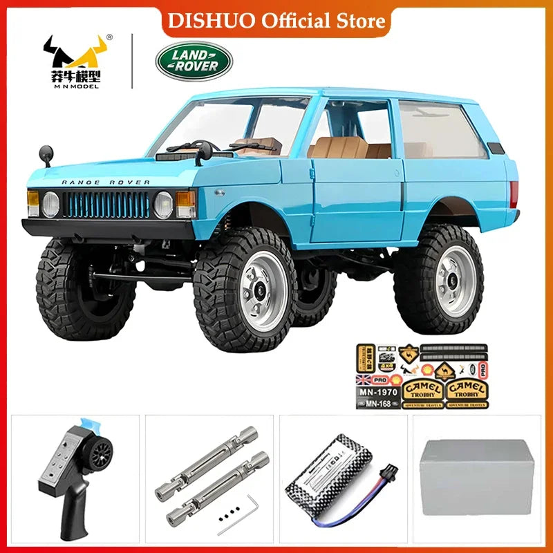 Voiture sur chenilles RC 4x4 MN128 MN82S 2.4G, Buggy d'escalade professionnel avec lumière LED, voitures télécommandées à grande échelle, jouets pour garçons, cadeau