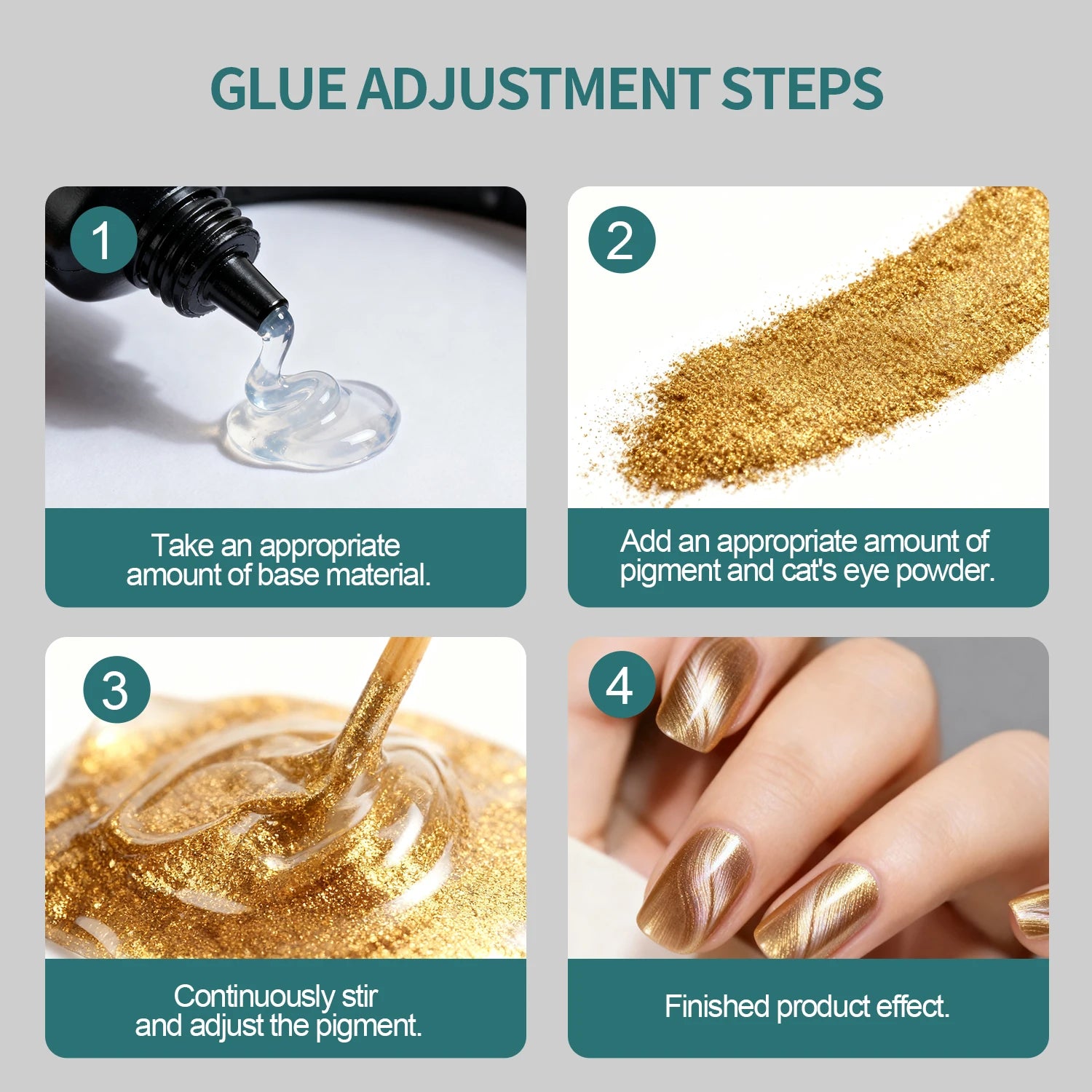 Gel Base Œil de Chat DIY, 30 ml