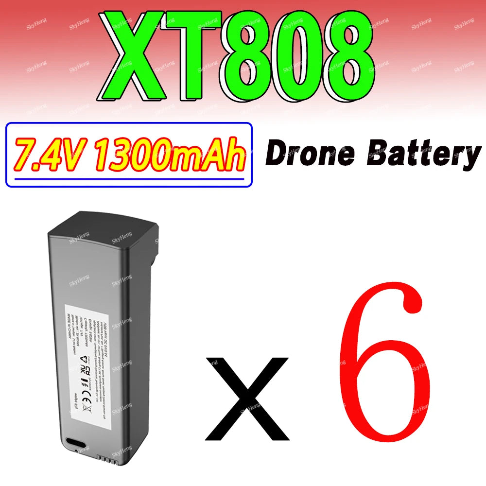 Batterie XT808 7.4V 1300mAh pour Drone RC