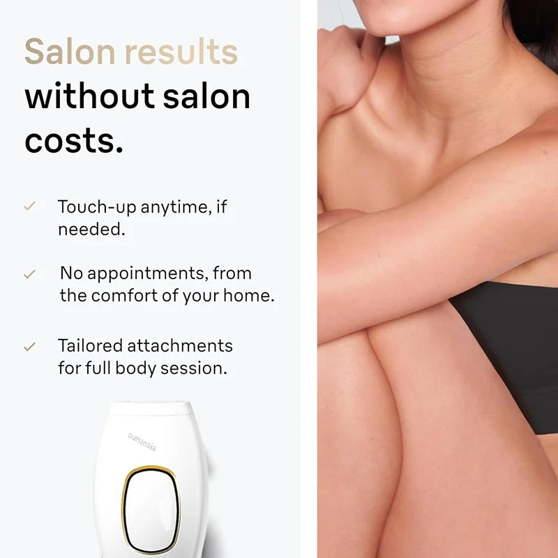 Épilateur Laser IPL pour Femmes – 999 999 Flashs, Épilation Indolore pour Bikini, Visage et Corps, Usage Domestique