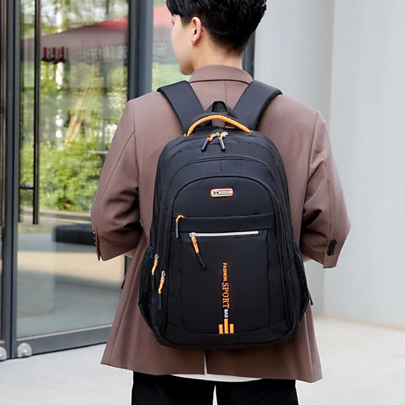 Sac à dos Oxford étanche pour homme, sac d'ordinateur, sac à dos de voyage décontracté, cartable pour lycéen