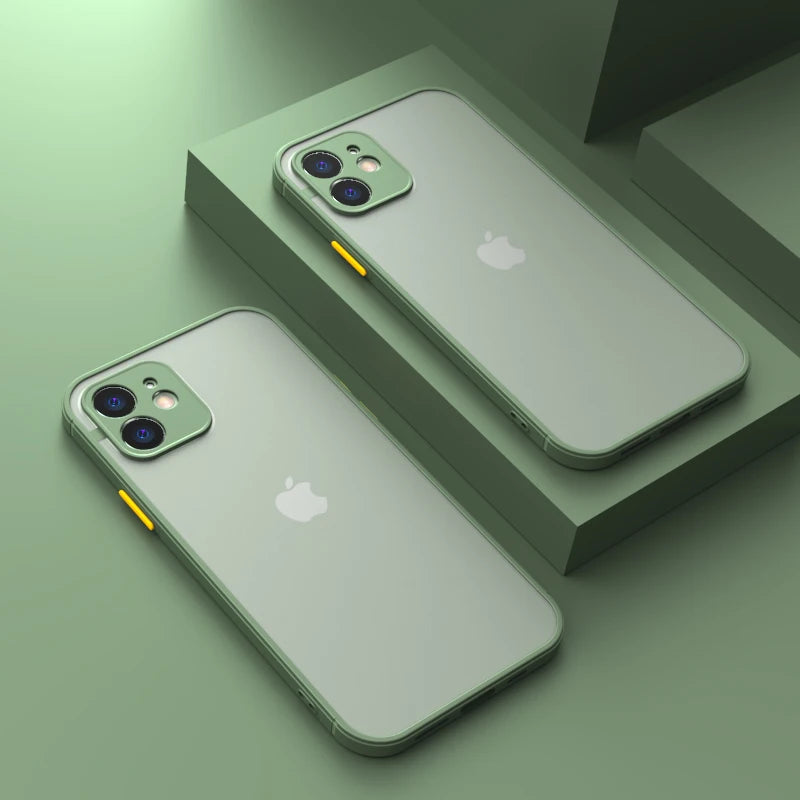 Coque antichoc en Silicone souple, rigide transparent pour iPhone Mini X XR XS 7 8 Plus
