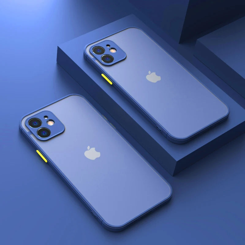 Coque antichoc en Silicone souple, rigide transparent pour iPhone Mini X XR XS 7 8 Plus