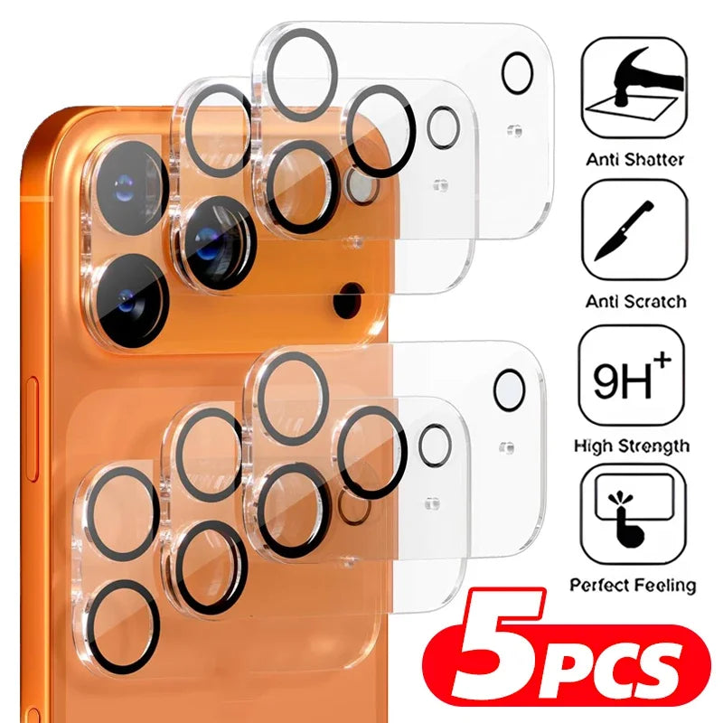 Protecteur d’objectif de caméra HD 9H pour iPhone 17 / 17 Air / 17 Pro Max
