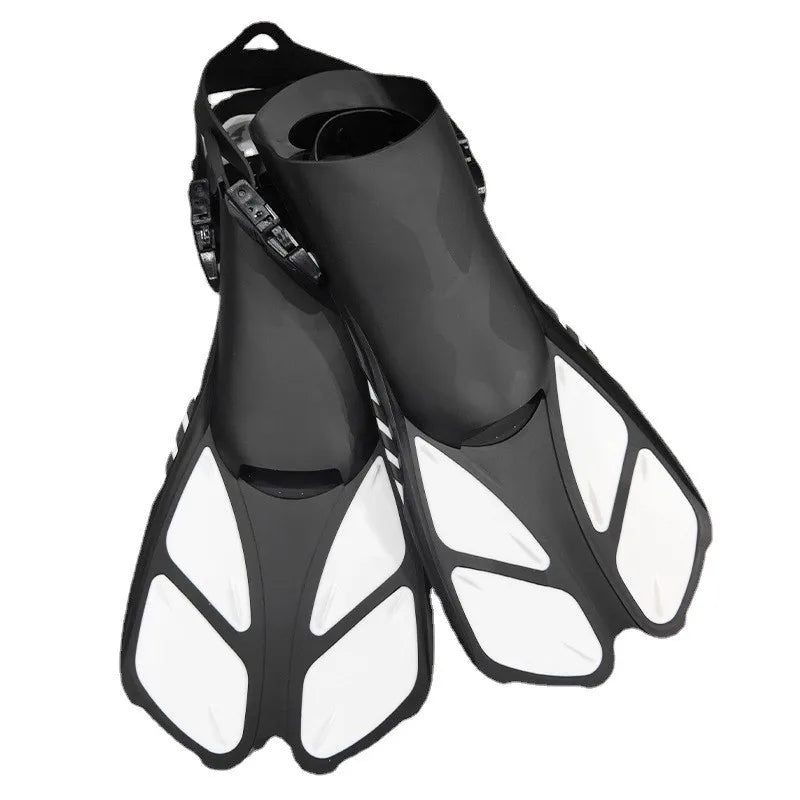 Palmes avec boucles réglables QYQ, talons ouverts, conçues pour la plongée en apnée et la plongée sous-marine
