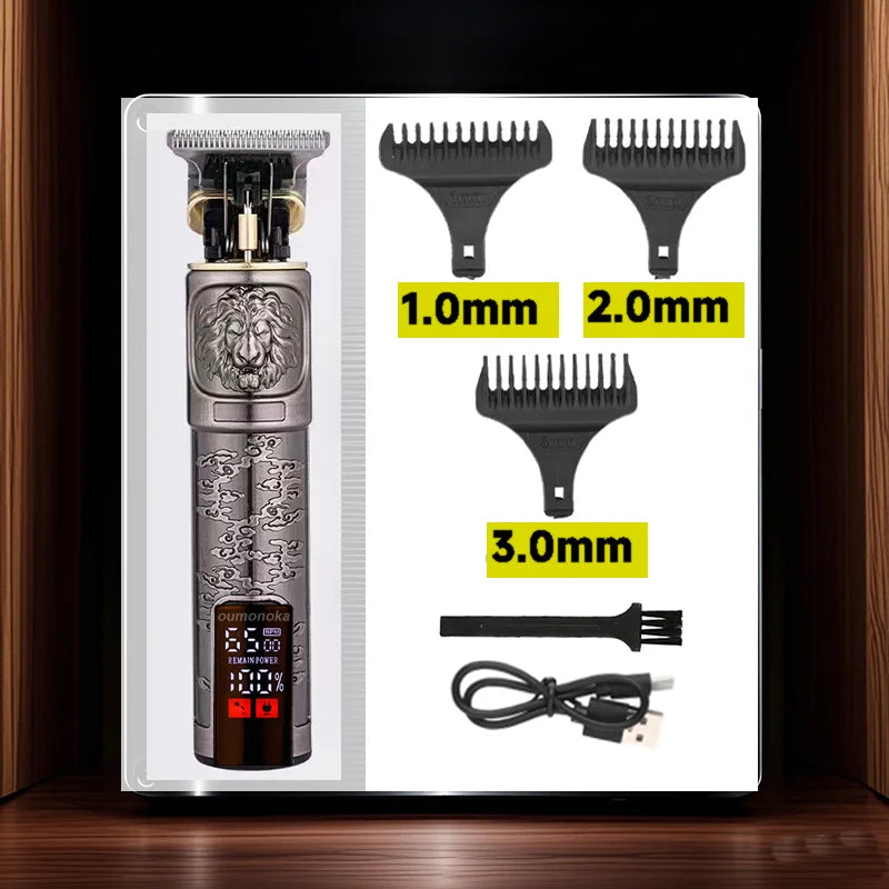 Rasoir électrique professionnel T9 pour hommes – Tondeuse à barbe et cheveux