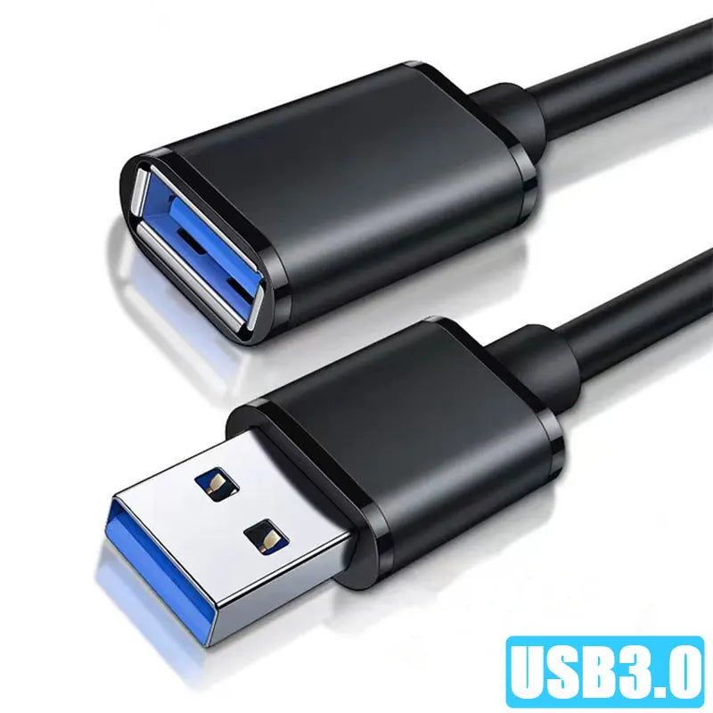 Câble d'extension USB 3.0/2.0 câble d'extension mâle à femelle vitesse rapide USB 3.0/2.0 étendu pour ordinateur portable Extension USB 3.0
