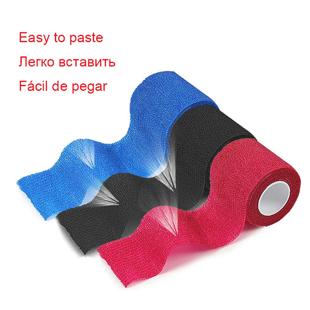 Bandage élastique auto-adhésif coloré pour le sport pansement auto-adhésif 4.5M coloré élastique pansement Fitness de soutien doigt cheville enveloppement bandes de kinésiologie