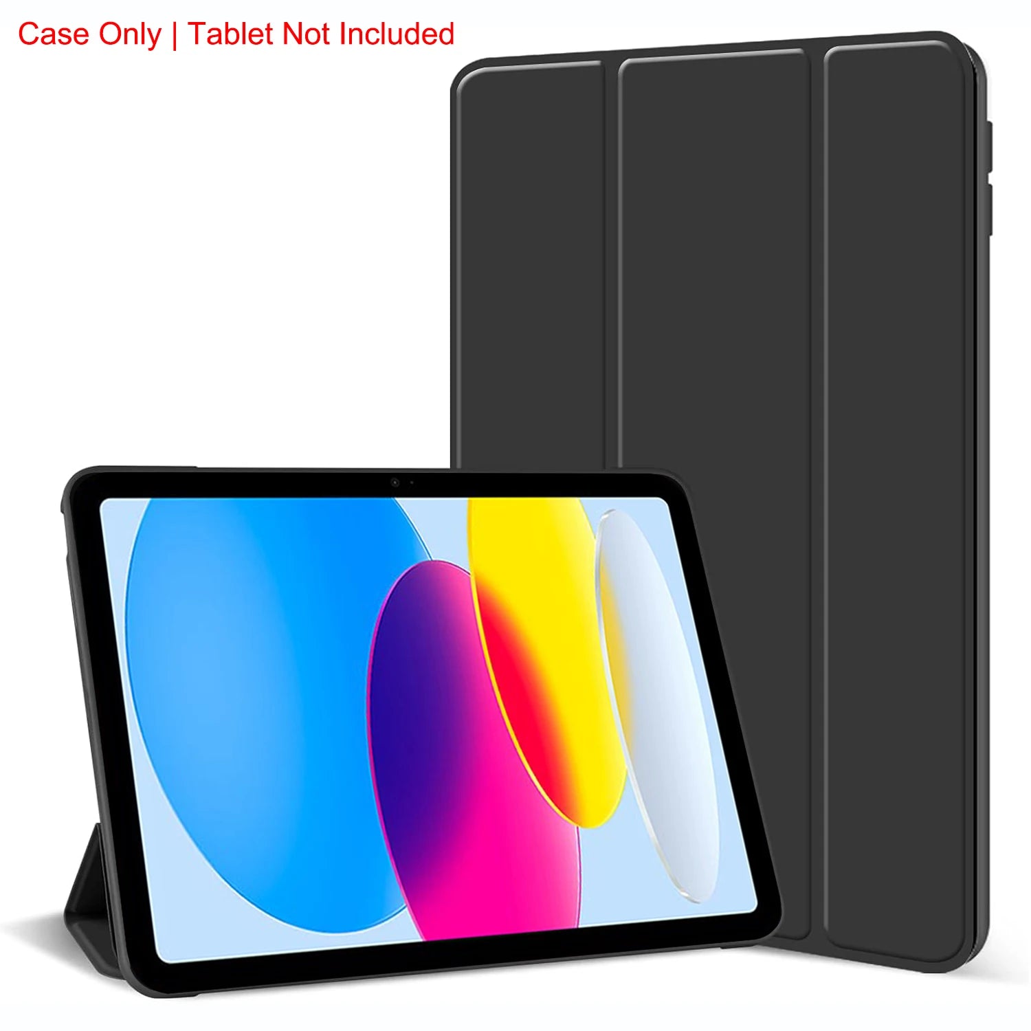 Étui à rabat pliable iPad 10e / 11e génération – Coque de protection cuir PU avec support magnétique