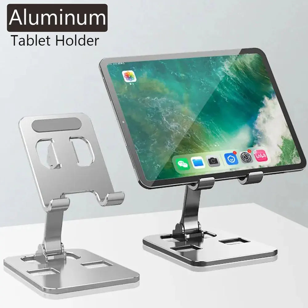 Support universel pour tablette et téléphone portable, en alliage d'aluminium, réglable et flexible, pour iPad