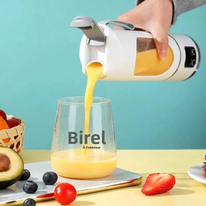 Presse-fruits Portable 450ml – 10 Lames, 3 Vitesses, Rechargeable USB, Smoothies & Glace
