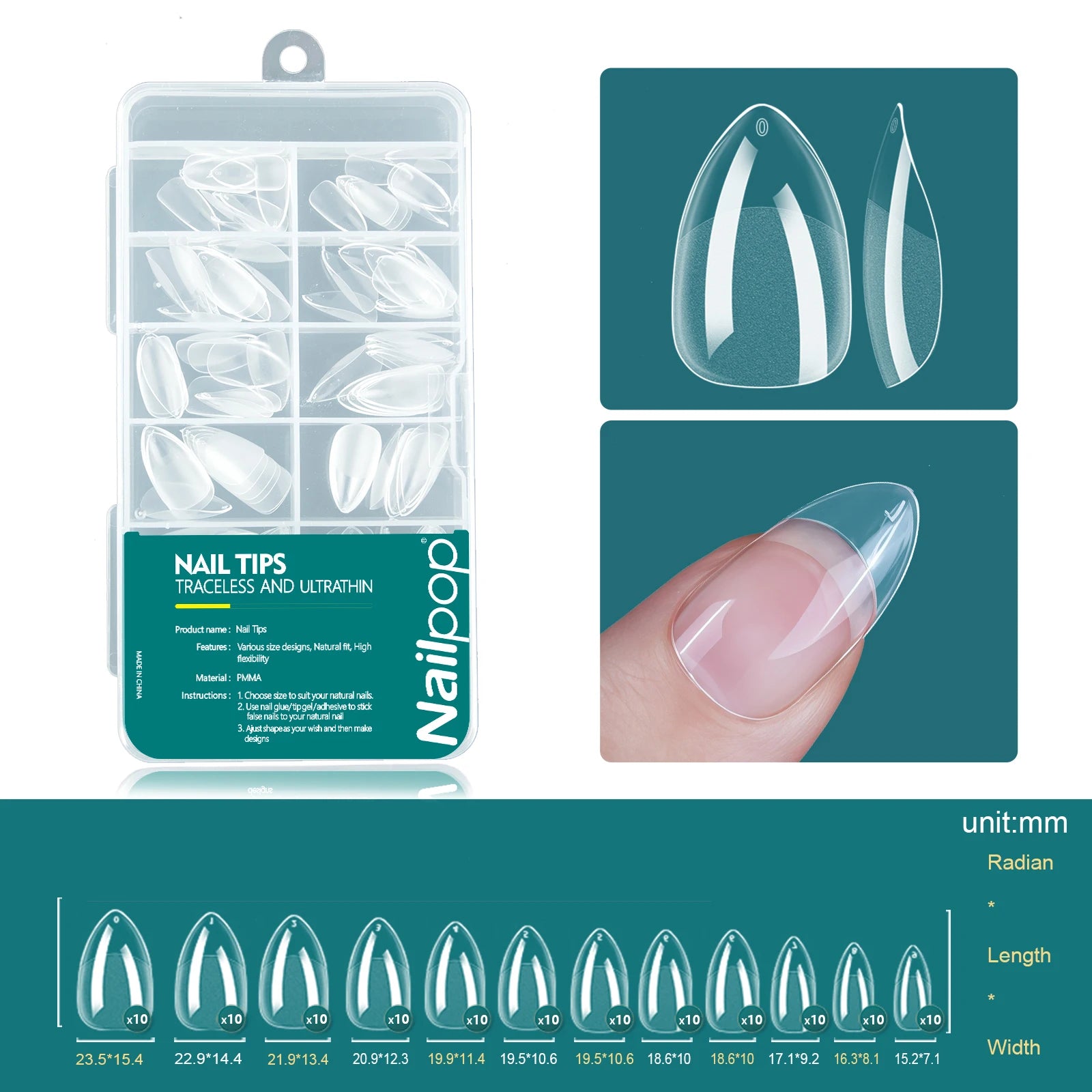 Capsules de Gel Souple 120 pcs, Courte/Moyenne