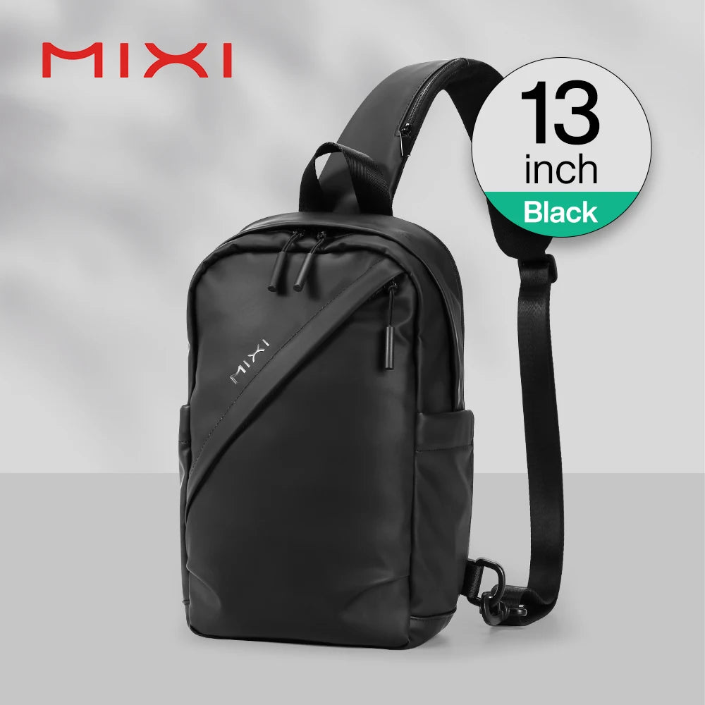 Sac de poitrine Mixi 11 pouces pour hommes – sac à dos étanche multifonctionnel, cyclisme, sport et voyage M2122