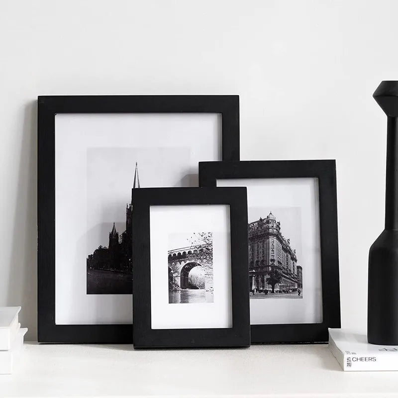 Cadre Nordique en Bois pour Photo Murale, Décoration de la Maison