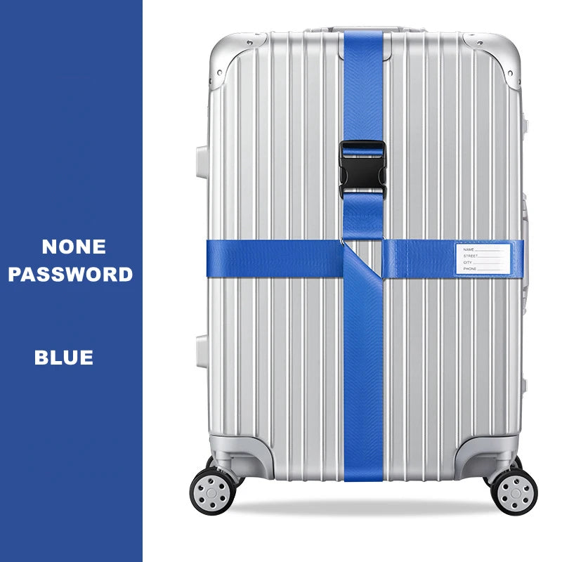 Sangle de bagage antivol, sangle croisée à code, emballage réglable, ceinture de bagage, valise, ceintures de coffre