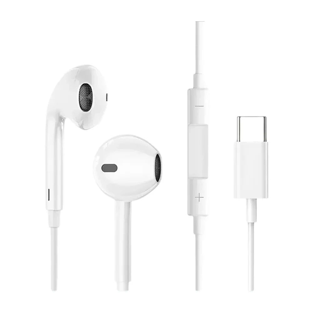 Écouteurs filaires USB-C / Jack 3,5 mm – Compatibles Xiaomi, POCO, Huawei, Samsung