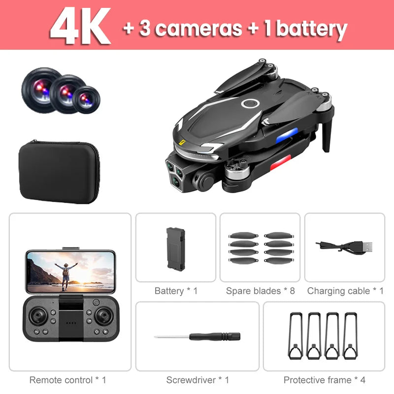 Drone Xiaomi MIJIA V888 – 8K, Triple Caméra HD, WIFI 5G, Photographie Aérienne, Évitement d’Obstacles