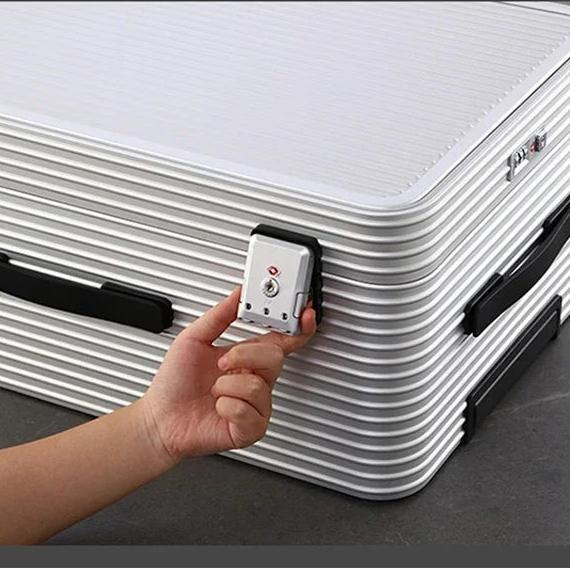 Valise SUSHIMU – Aluminium étanche avec roulettes, cabine 20, 24 et 26 pouces