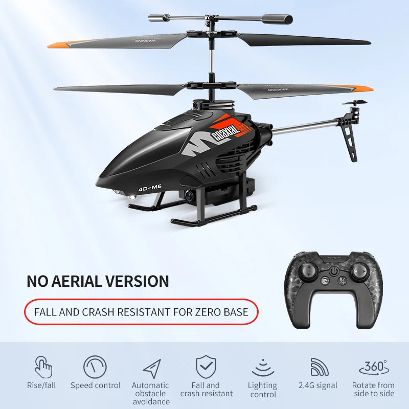 Drone Mini M6 Pro 4K HD, Détection de Gestes, Hélicoptère RC Quadricoptère, Jouet Télécommandé pour Enfants