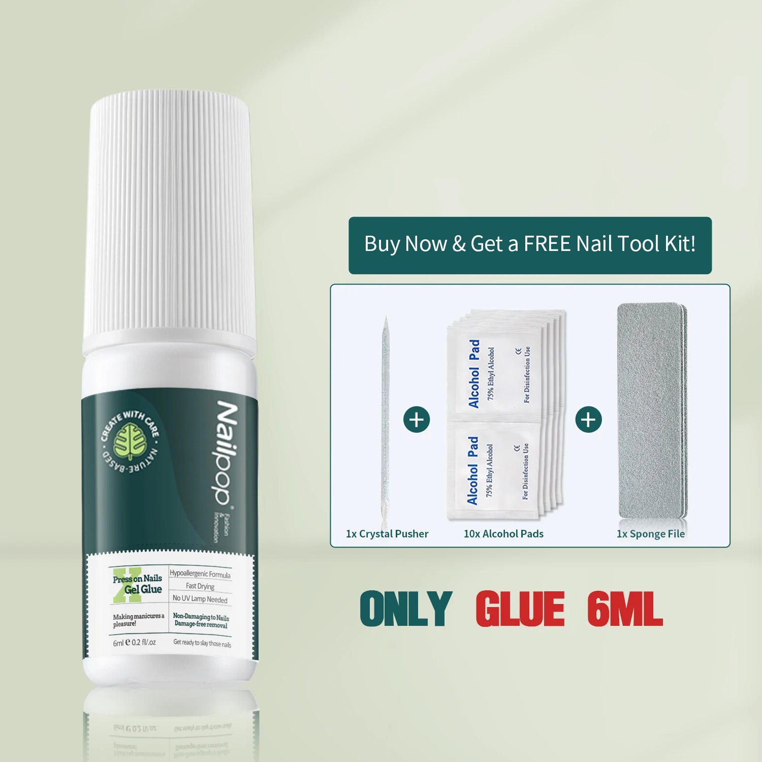 Colle à Ongles X Super Forte + Dissolvant Instantané Kit 6ml / 30ml