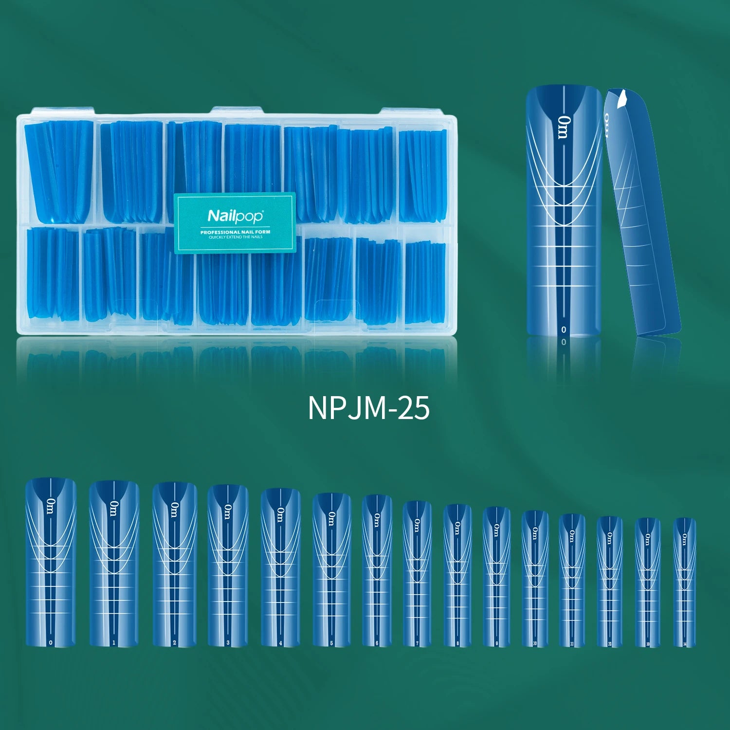 Effet Manucure Française Rapide, Réutilisables - Nailpop Formes Doubles pour Ongles 150 pièces