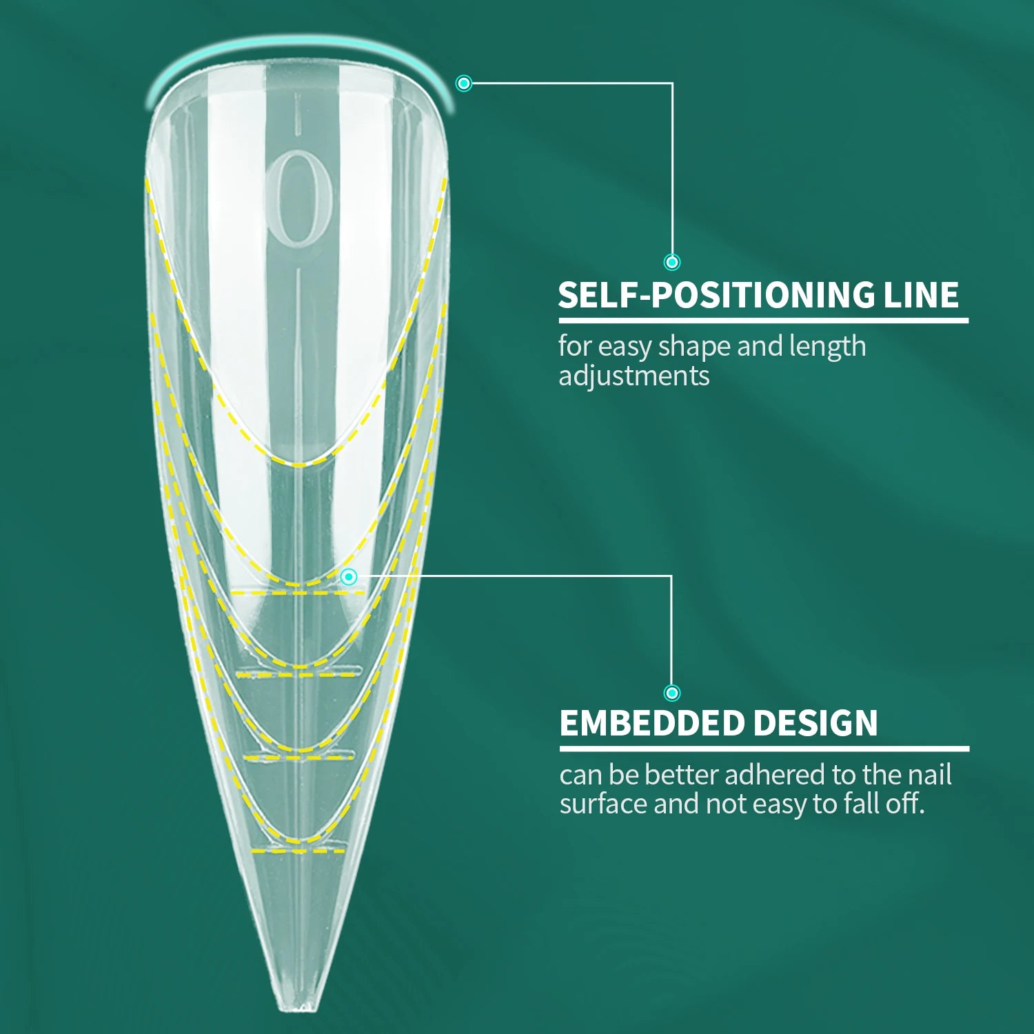 Gel Poly Acrylique avec Pointes Intégrées et Formes Réutilisables – 15 Tailles