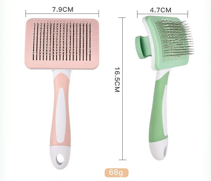 Peigne en acier inoxydable pour animaux de compagnie, brosse pour chien et chat, épilation flottante, livres de poils, beauté, soins de la peau