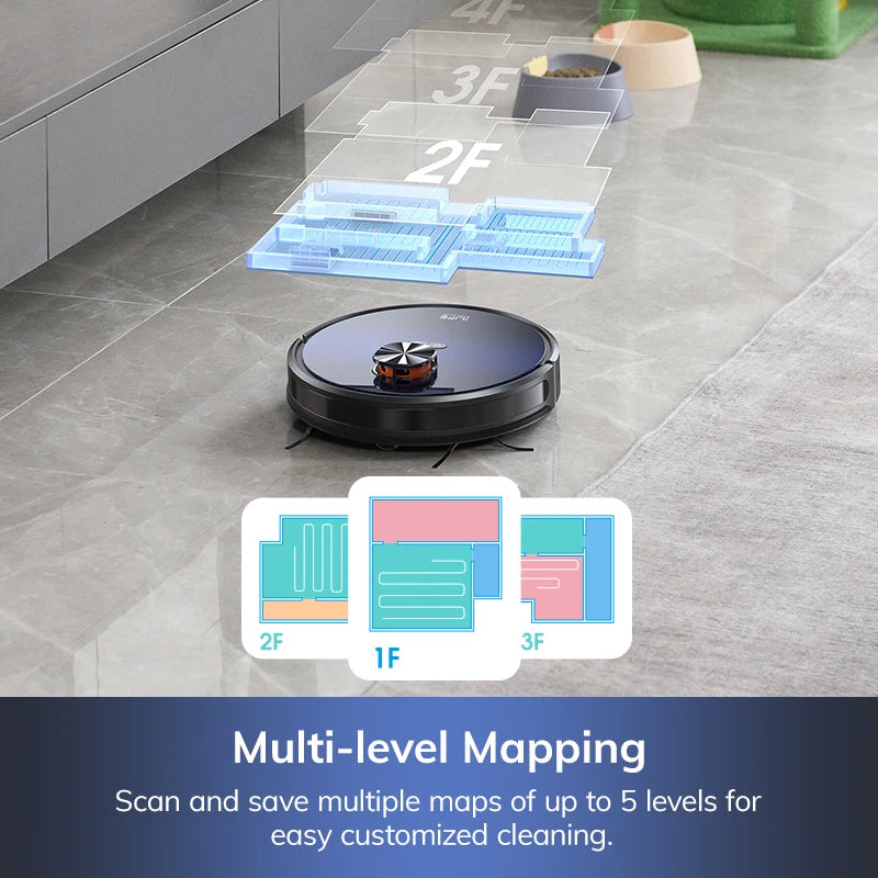 Aspirateur Robot T10s, Navigation LDS, Aspiration 3000Pa, Smart Home Backing Dry